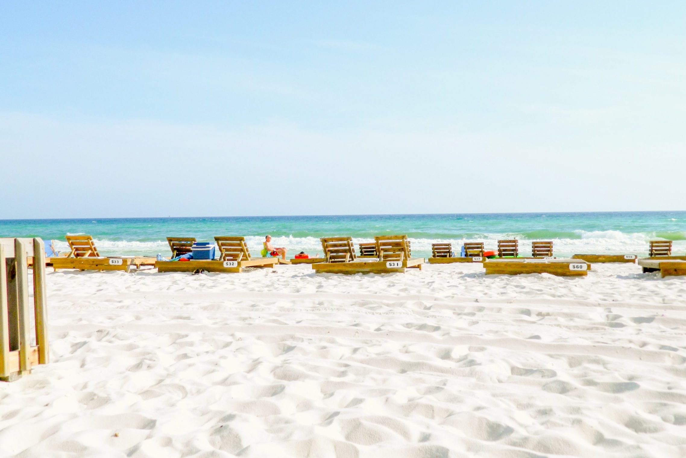 beach chairs